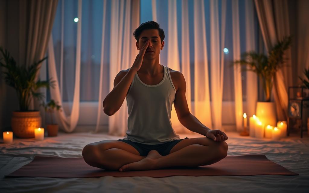 alternate nostril breathing
