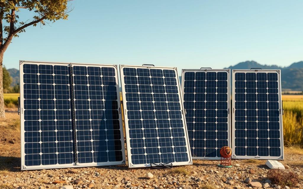 Portable solar panels